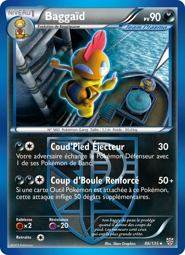 Baggaïd 86 — Plasma Storm (French Pokémon TCG card)