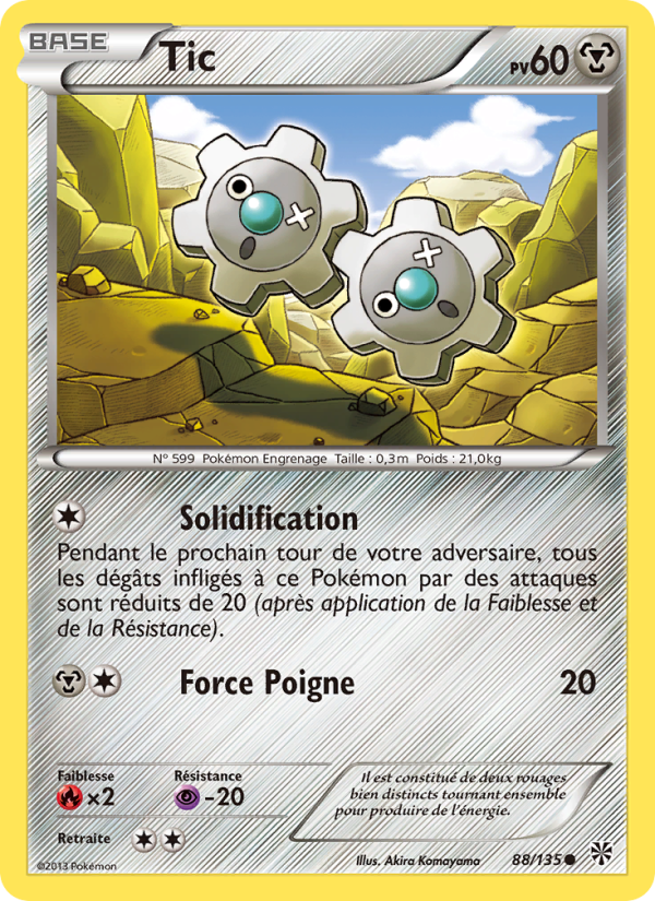 Tic 88 — Plasma Storm (French Pokémon TCG card)