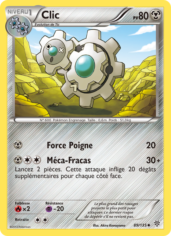 Clic 89 — Plasma Storm (French Pokémon TCG card)