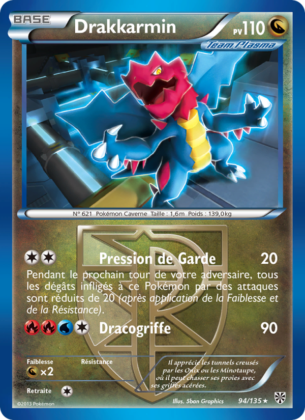 Drakkarmin 94 — Plasma Storm (French Pokémon TCG card)