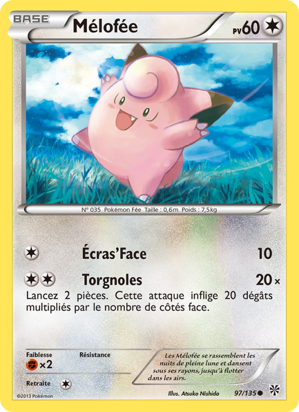 Mélofée 97 — Plasma Storm (French Pokémon TCG card)