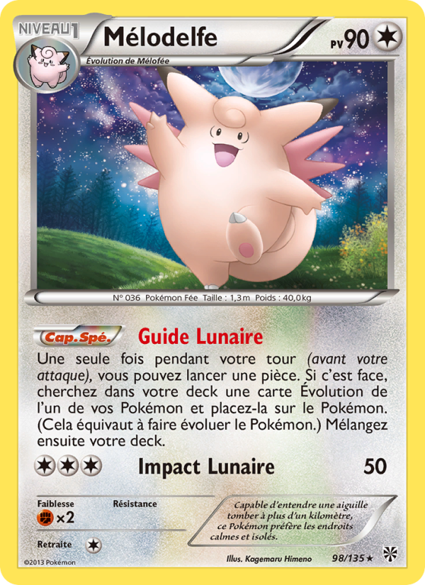 Mélodelfe 98 — Plasma Storm (French Pokémon TCG card)