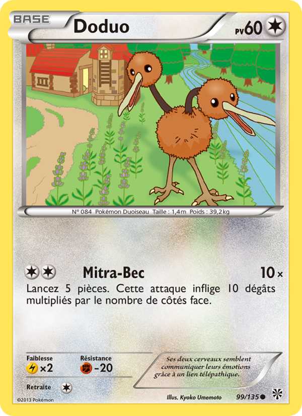 Doduo 99 — Plasma Storm (French Pokémon TCG card)