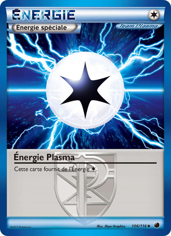 Énergie Plasma 106 — Plasma Freeze (French Pokémon TCG card)