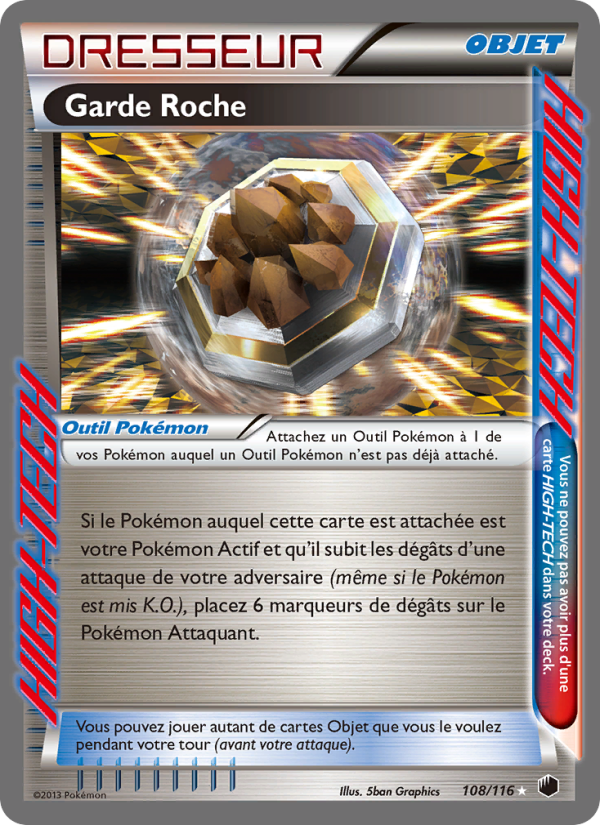 Garde Roche 108 — Plasma Freeze (French Pokémon TCG card)