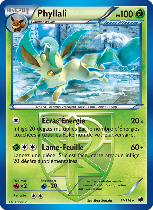 Phyllali 11 — Plasma Freeze (French Pokémon TCG card)