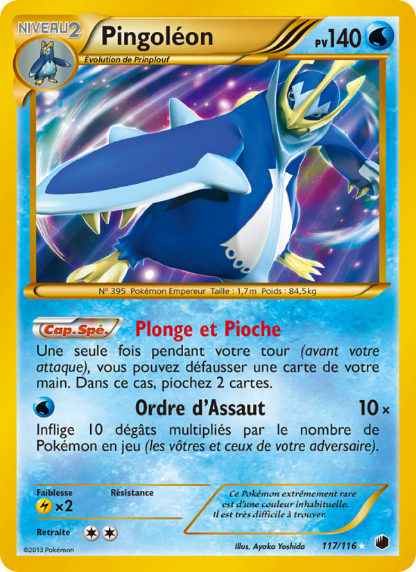 Pingoléon 117 — Plasma Freeze (French Pokémon TCG card)