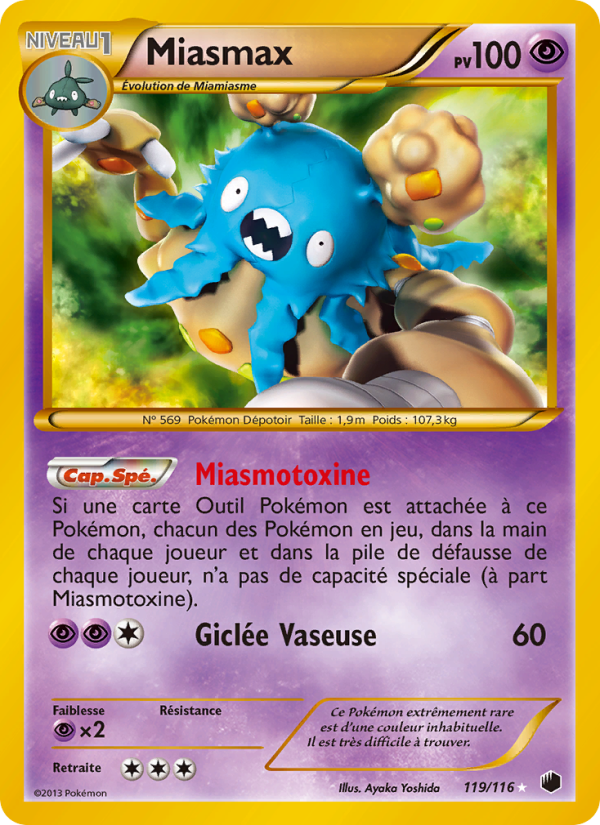Miasmax 119 — Plasma Freeze (French Pokémon TCG card)
