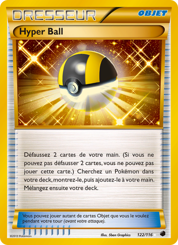 Hyper Ball 122 — Plasma Freeze (French Pokémon TCG card)