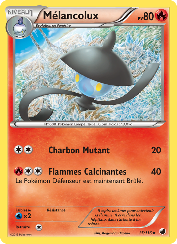 Mélancolux 15 — Plasma Freeze (French Pokémon TCG card)