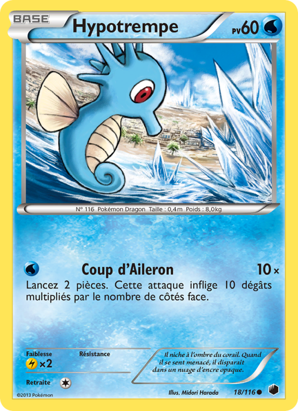 Hypotrempe 18 — Plasma Freeze (French Pokémon TCG card)