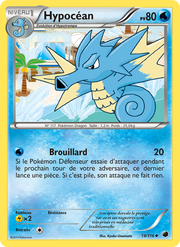 Hypocéan 19 — Plasma Freeze (French Pokémon TCG card)