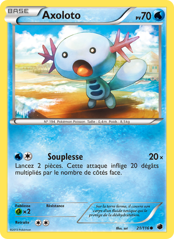 Axoloto 21 — Plasma Freeze (French Pokémon TCG card)