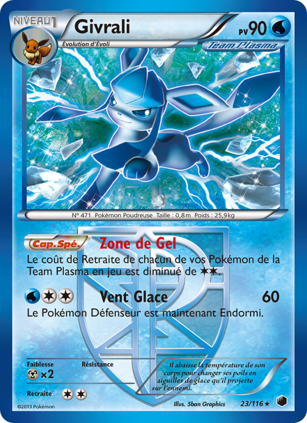 Givrali 23 — Plasma Freeze (French Pokémon TCG card)