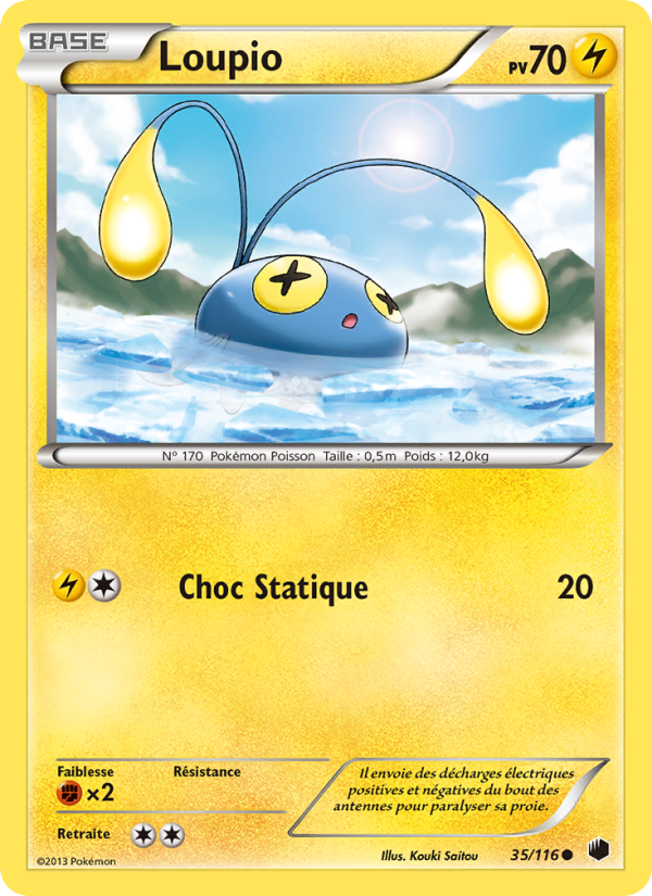 Loupio 35 — Plasma Freeze (French Pokémon TCG card)