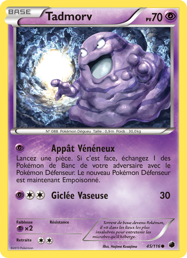 Tadmorv 45 — Plasma Freeze (French Pokémon TCG card)