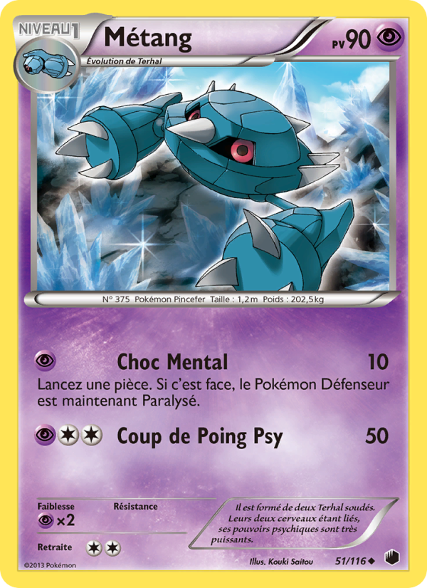 Métang 51 — Plasma Freeze (French Pokémon TCG card)
