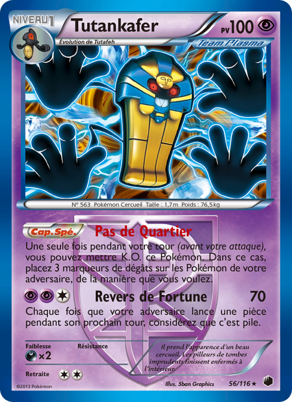 Tutankafer 56 — Plasma Freeze (French Pokémon TCG card)
