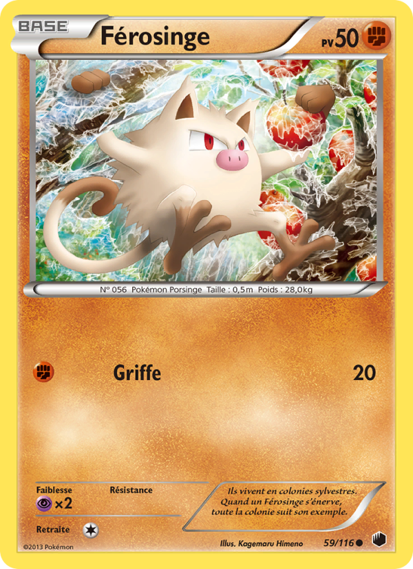 Férosinge 59 — Plasma Freeze (French Pokémon TCG card)