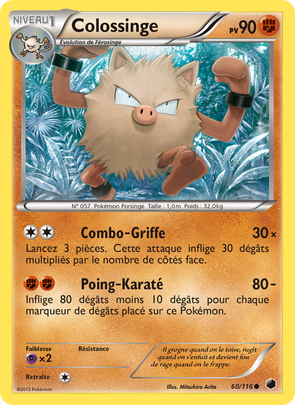 Colossinge 60 — Plasma Freeze (French Pokémon TCG card)
