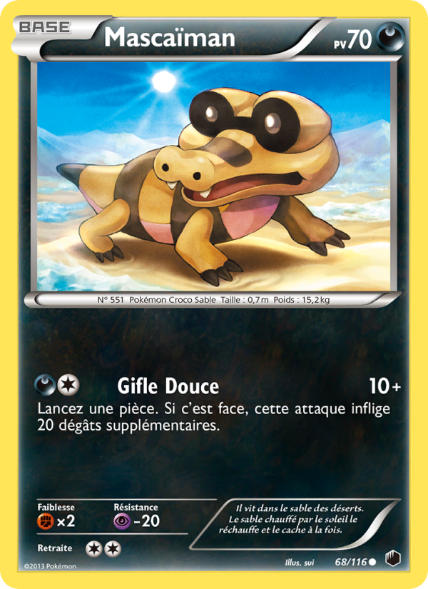 Mascaïman 68 — Plasma Freeze (French Pokémon TCG card)