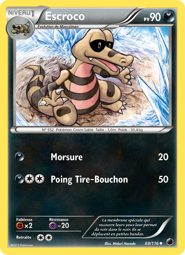 Escroco 69 — Plasma Freeze (French Pokémon TCG card)