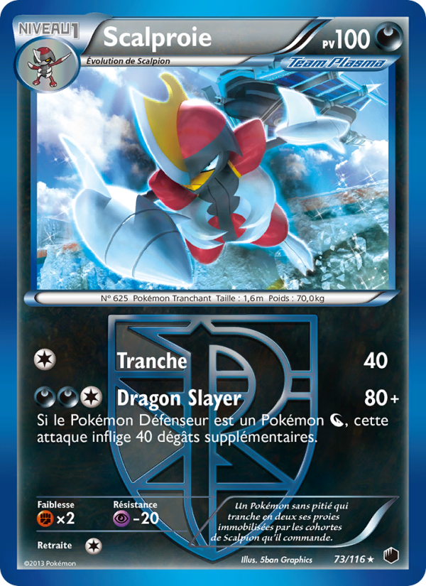Scalproie 73 — Plasma Freeze (French Pokémon TCG card)