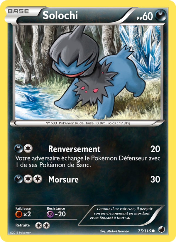Solochi 75 — Plasma Freeze (French Pokémon TCG card)