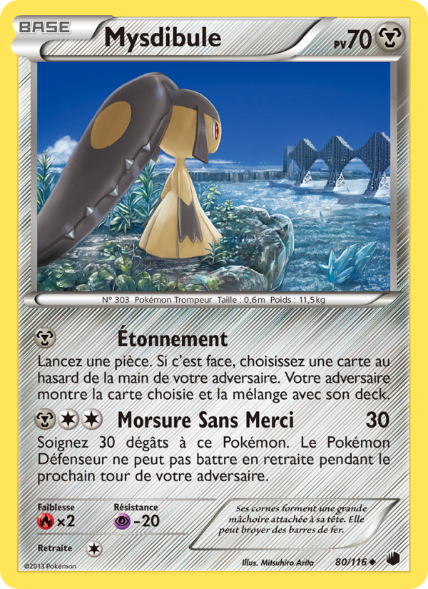 Mysdibule 80 — Plasma Freeze (French Pokémon TCG card)