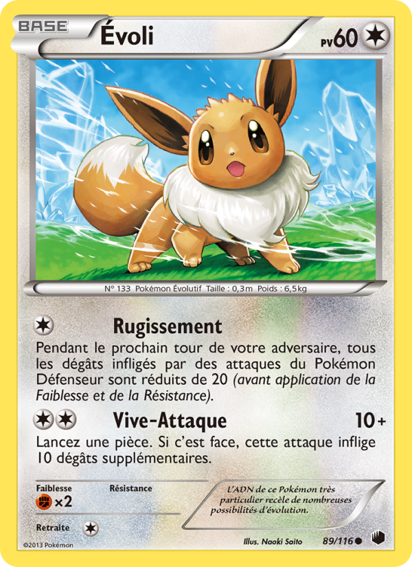 Évoli 89 — Plasma Freeze (French Pokémon TCG card)