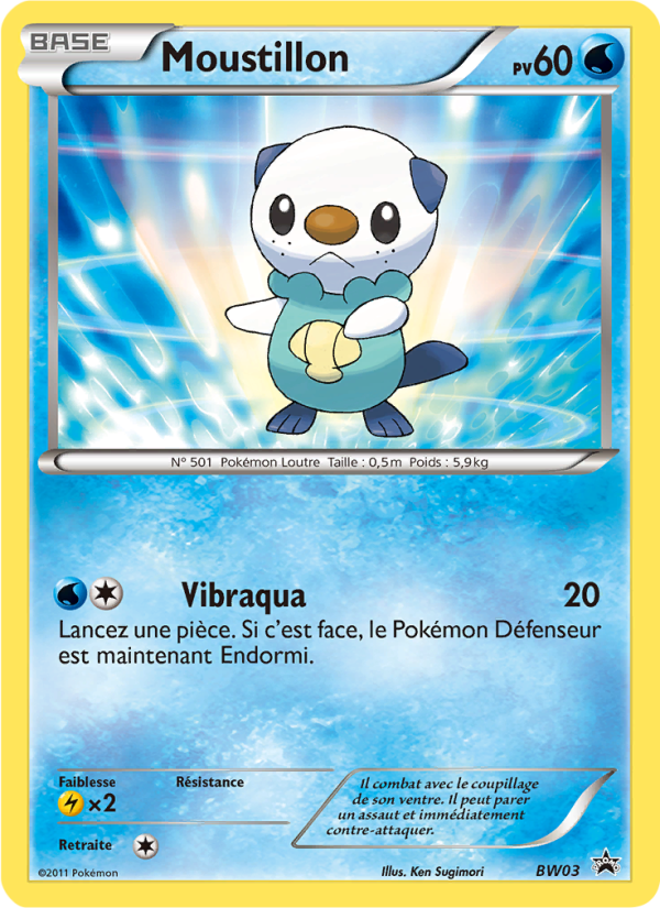 Moustillon BW03 — Black & White Promos (French Pokémon TCG card)