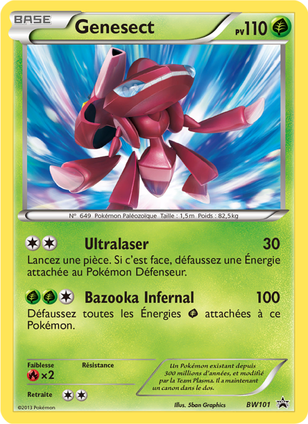 Genesect BW101 — Black & White Promos (French Pokémon TCG card)