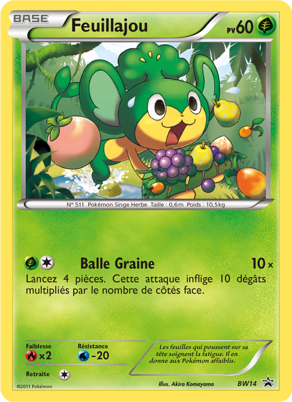Feuillajou BW14 — Black & White Promos (French Pokémon TCG card)