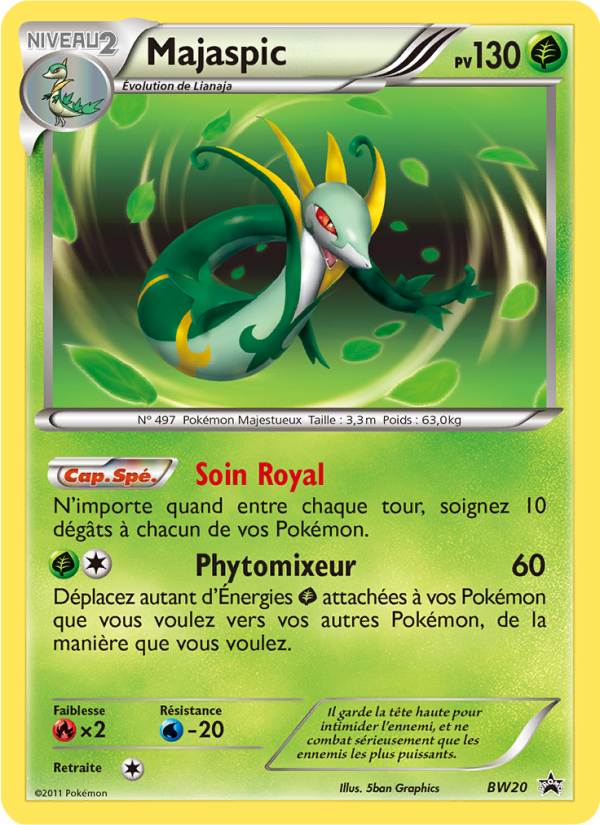 Majaspic BW20 — Black & White Promos (French Pokémon TCG card)