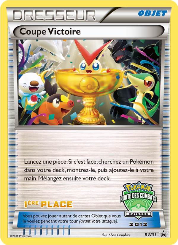 Coupe Victoire BW29 — Black & White Promos (French Pokémon TCG card)
