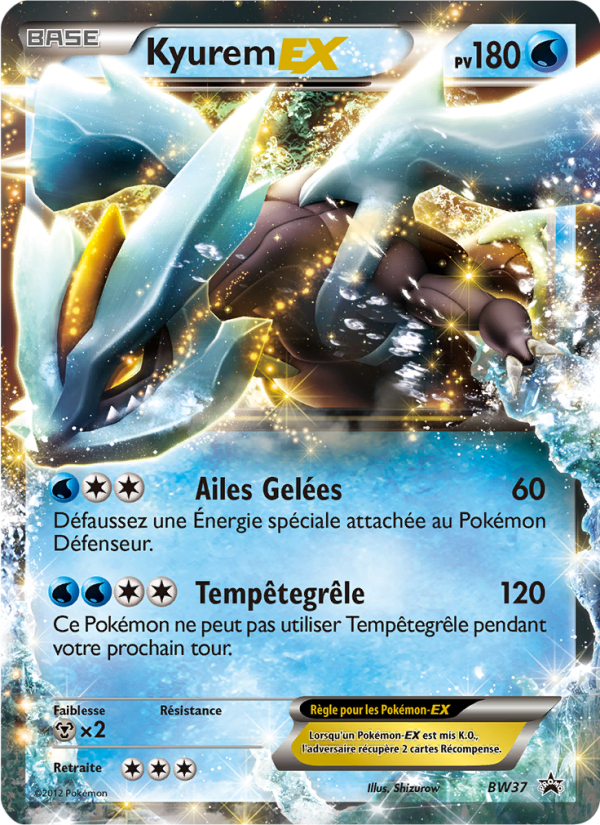 Kyurem ex BW37 — Black & White Promos (French Pokémon TCG card)