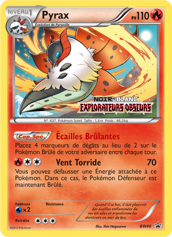 Pyrax BW40 — Black & White Promos (French Pokémon TCG card)