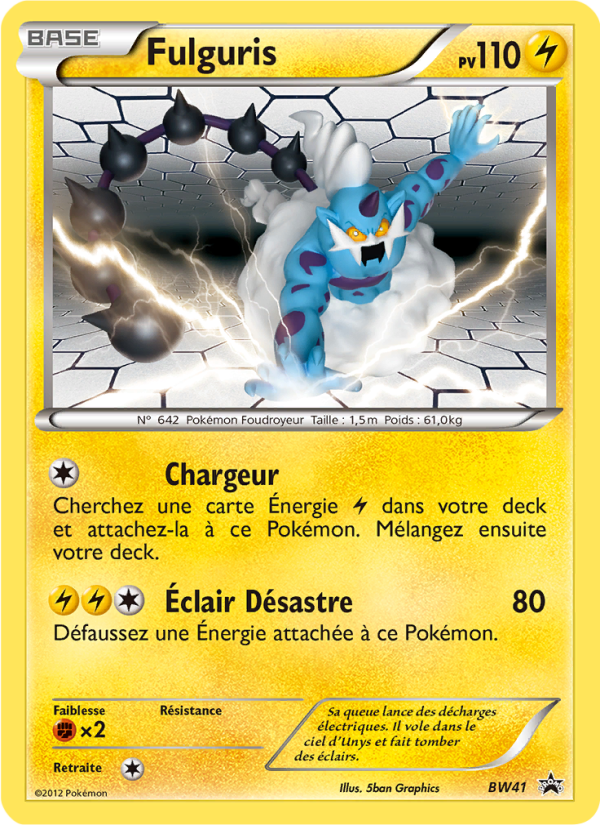 Fulguris BW41 — Black & White Promos (French Pokémon TCG card)