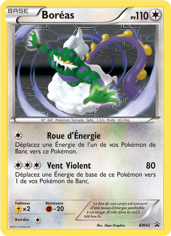 Boréas BW42 — Black & White Promos (French Pokémon TCG card)