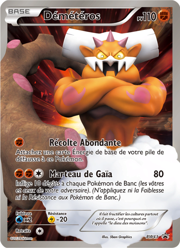 Démétéros BW43 — Black & White Promos (French Pokémon TCG card)