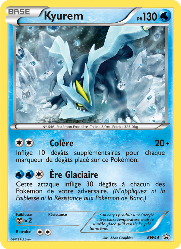Kyurem BW44 — Black & White Promos (French Pokémon TCG card)