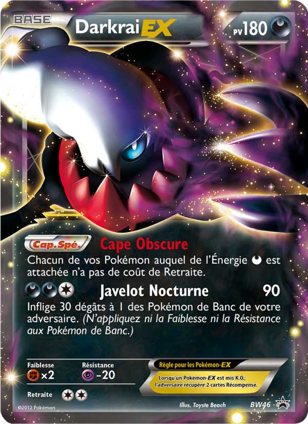 Darkrai ex BW46 — Black & White Promos (French Pokémon TCG card)