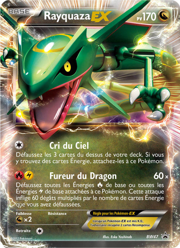 Rayquaza ex BW47 — Black & White Promos (French Pokémon TCG card)