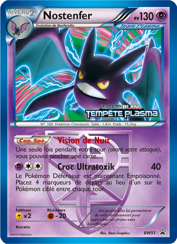 Nostenfer BW51 — Black & White Promos (French Pokémon TCG card)