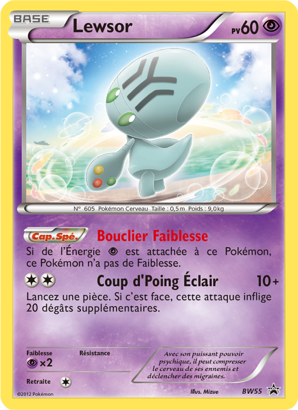 Lewsor BW55 — Black & White Promos (French Pokémon TCG card)