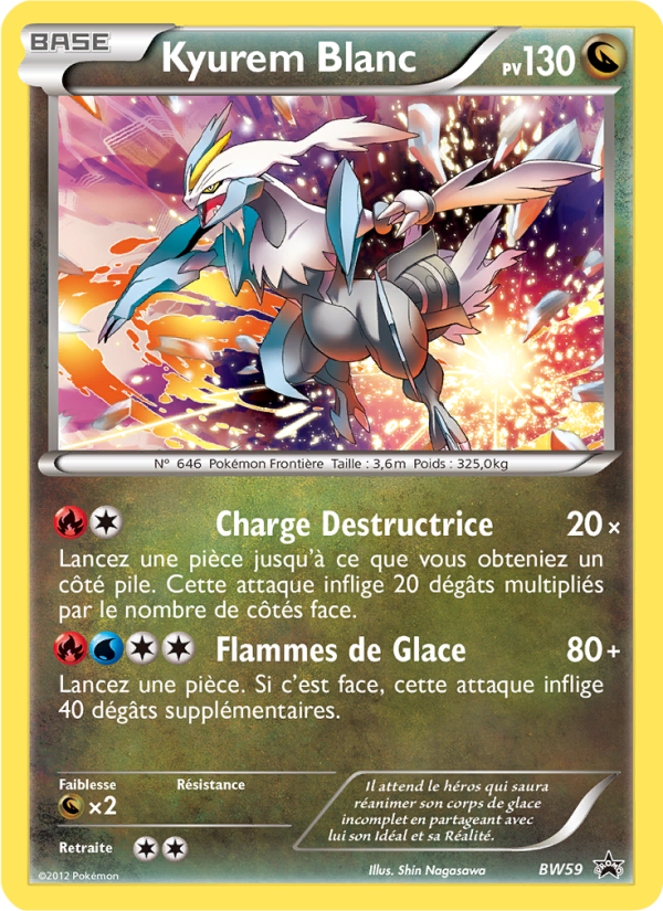 Kyurem Blanc BW59 — Black & White Promos (French Pokémon TCG card)