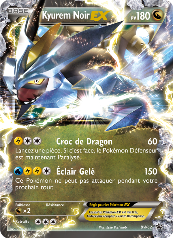 Kyurem Noir ex BW62 — Black & White Promos (French Pokémon TCG card)