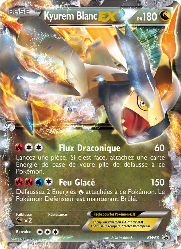 Kyurem Blanc ex BW63 — Black & White Promos (French Pokémon TCG card)