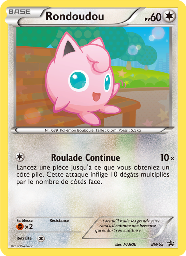 Rondoudou BW65 — Black & White Promos (French Pokémon TCG card)
