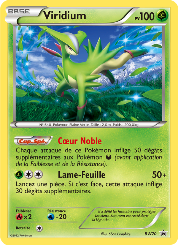 Viridium BW70 — Black & White Promos (French Pokémon TCG card)